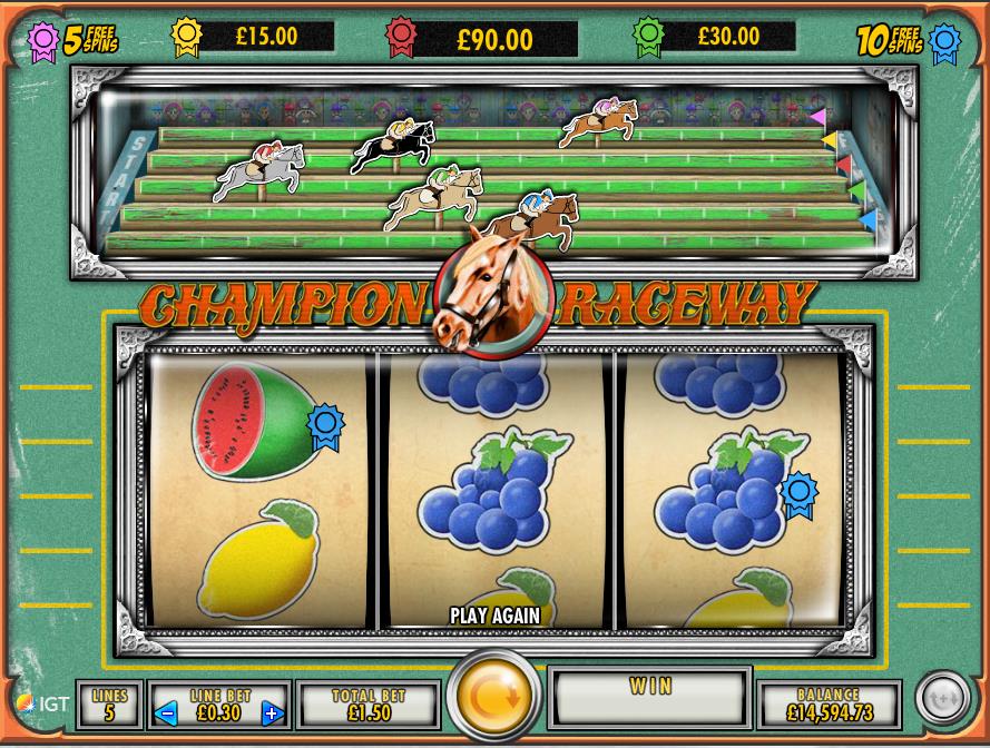 Champion Raceway Slot Review